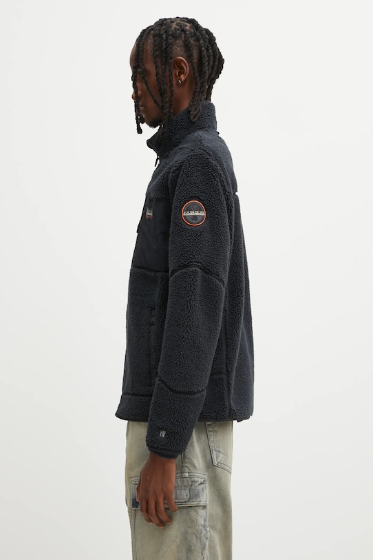 Μπλούζα Napapijri NP0A4GNT0411 μαύρο AW22