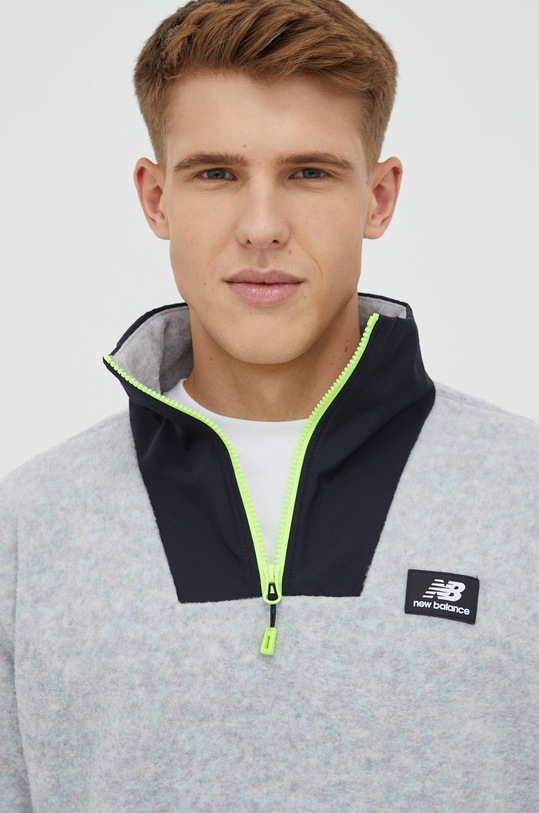 Mikina New Balance šedá MT23527GML