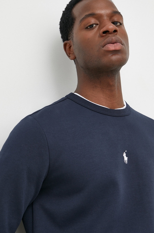 Mikina Polo Ralph Lauren bez kapucne tmavomodrá 710881507005