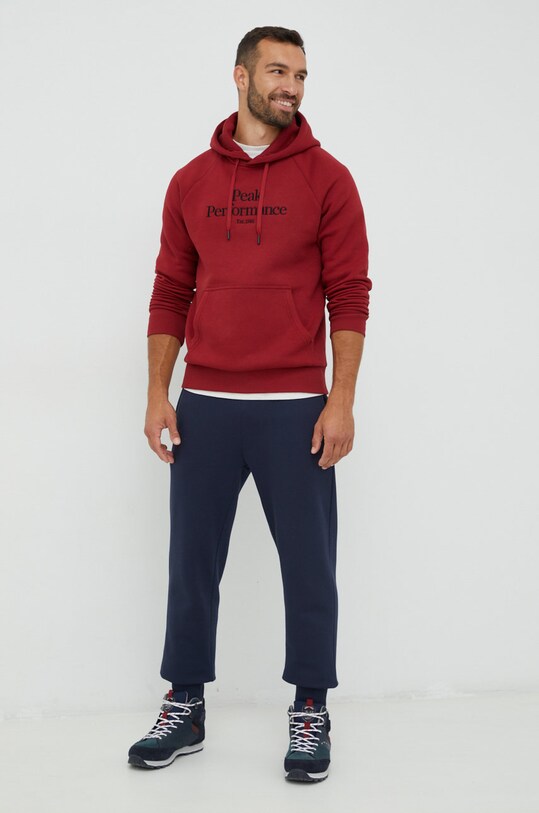 Peak Performance bluza G77756 bordowy SS23