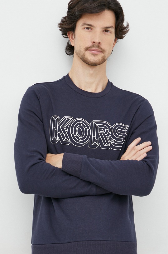 Mikina Michael Kors bez kapuce námořnická modř CF251CH5MF