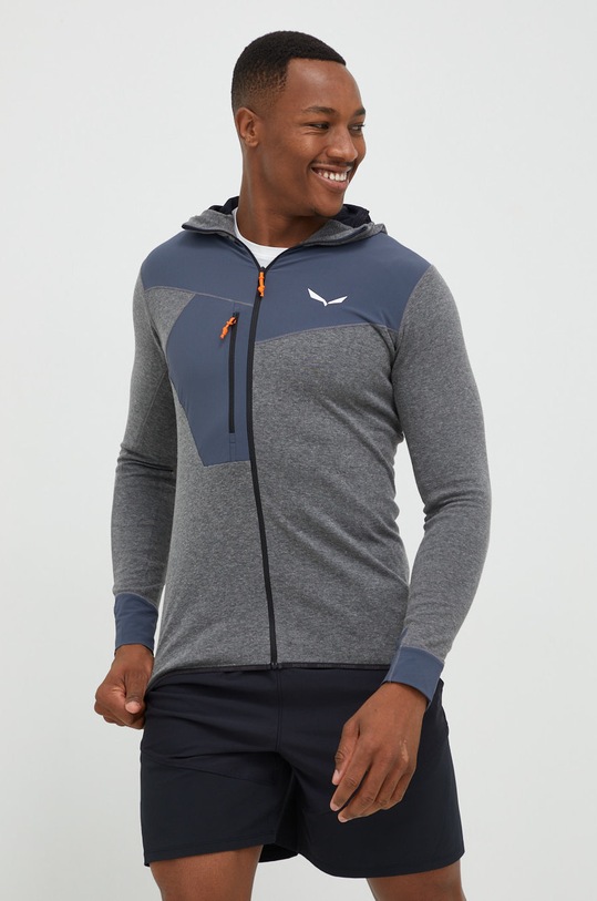 Salewa bluza sportowa wzorzyste szary 00.0000027221