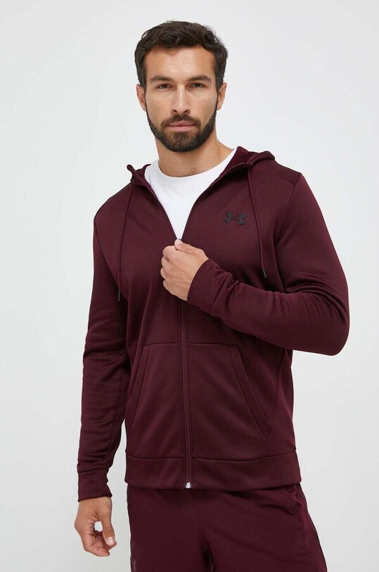 Tepláková mikina Under Armour burgundské 1373357