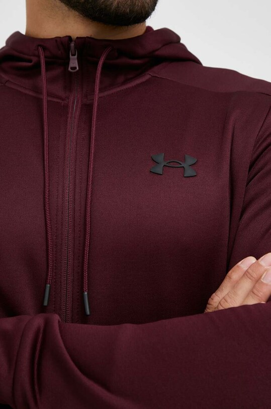 Under Armour bluză trening 1373357 burgundia
