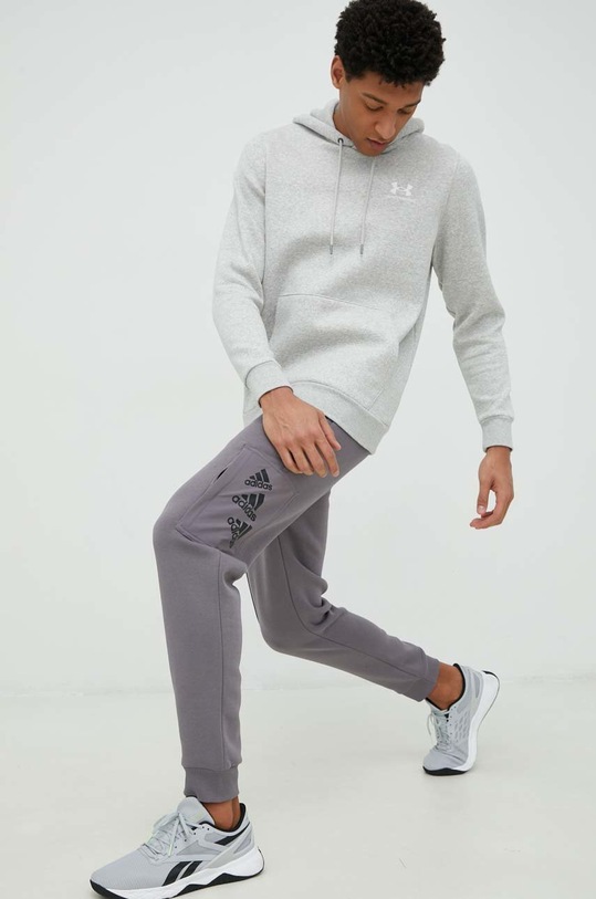 Under Armour bluza Essential Fleece 1373880 szary AW25