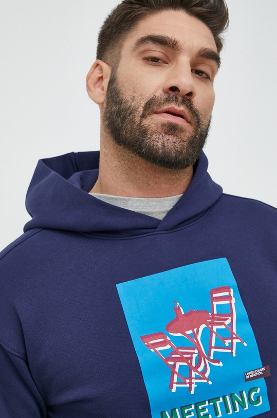 United Colors of Benetton bluza granatowy 3J73U200L.252