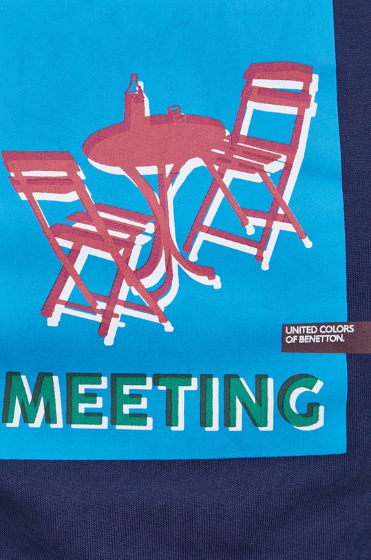 United Colors of Benetton bluza 3J73U200L.252 granatowy