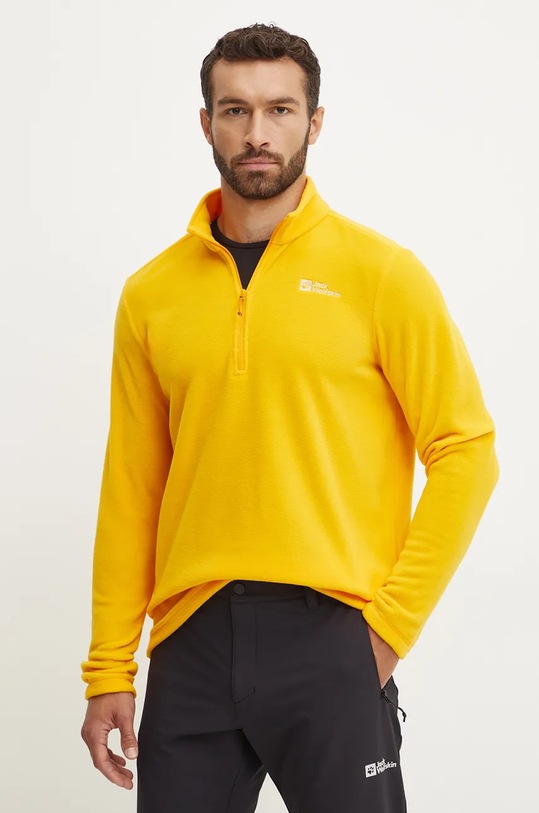 Sportovní mikina Jack Wolfskin Taunus bez kapuce oranžová 1709522