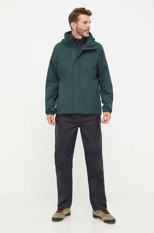 Jack Wolfskin bluza sportowa Taunus 1709522 szary SS25