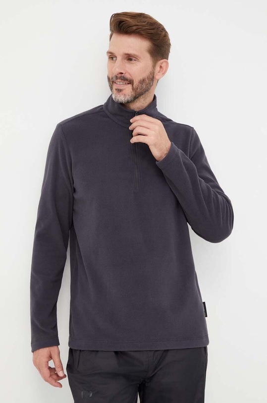 Jack Wolfskin bluza sportowa Taunus szary 1709522