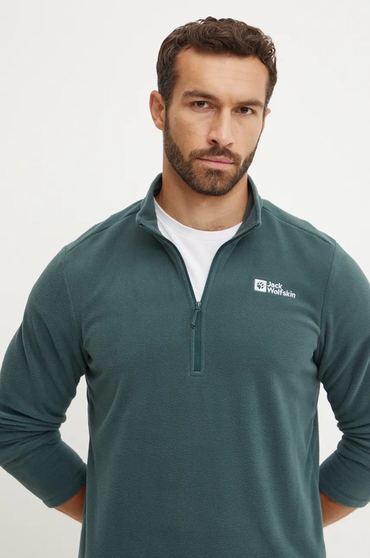 Sportovní mikina Jack Wolfskin Taunus zelená 1709522