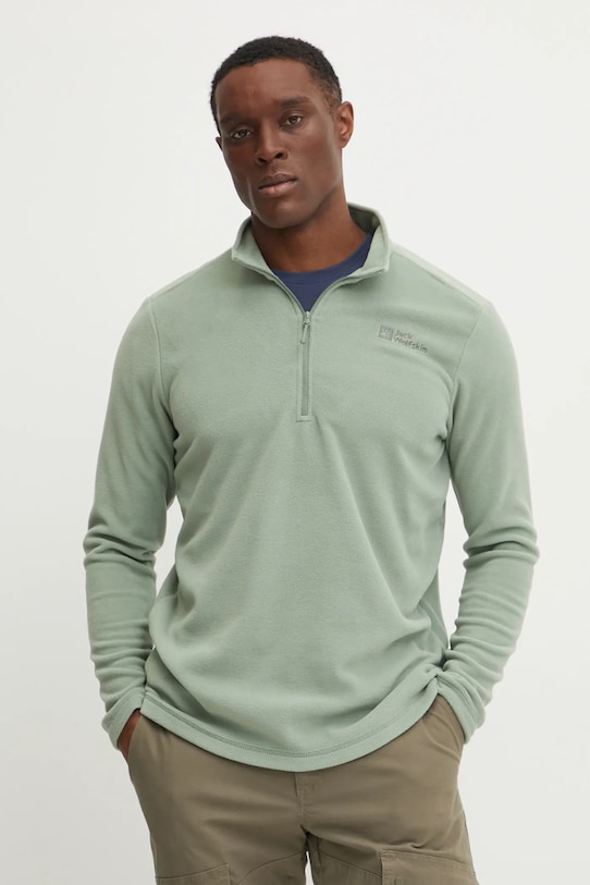 Jack Wolfskin hanorac Taunus uni verde 1709522