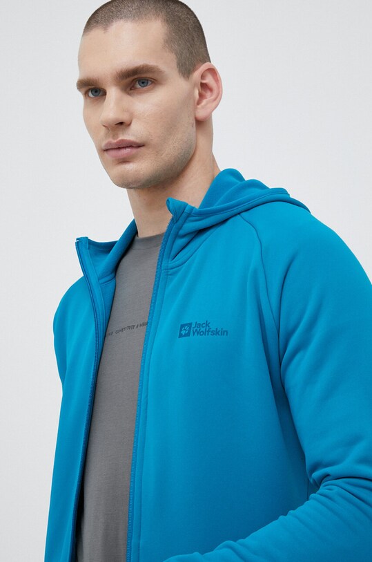 Спортивна кофта Jack Wolfskin Baiselberg блакитний 1710541