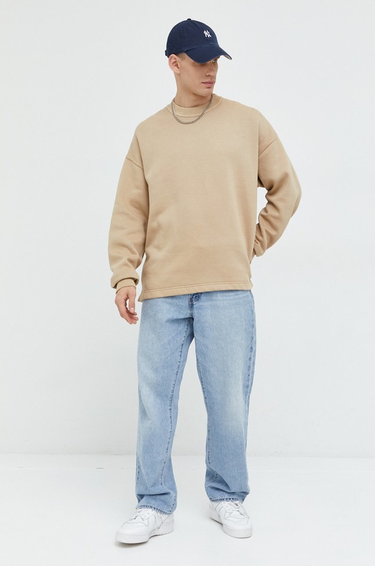 Abercrombie & Fitch bluza KI122.3763.426 beżowy AW22
