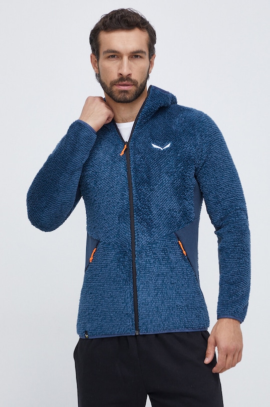 Športová mikina Salewa Tognazza s kapucňou modrá 00.0000027918