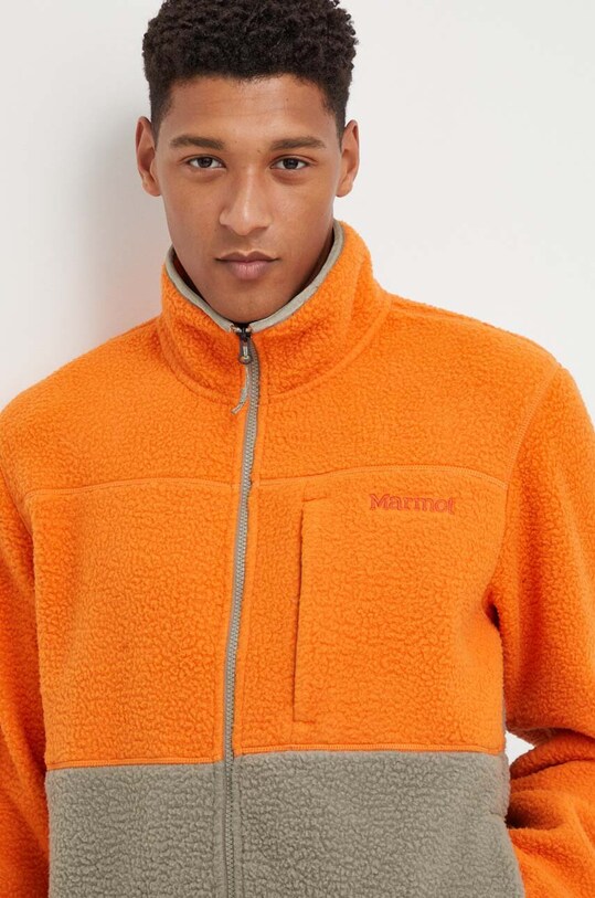 Marmot bluza sportowa Aros Fleece pomarańczowy M13195