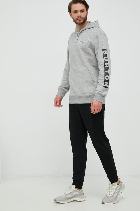 Burton hanorac de bumbac Vault Po Gray Heather 19696105020 gri AW22