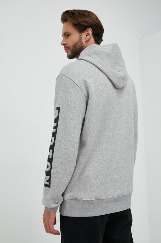 Oblačila Bombažen pulover Burton Vault Po Gray Heather 19696105020 siva