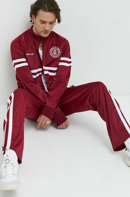 Unfair Athletics bluza aplikacja bordowy UNFR16.087