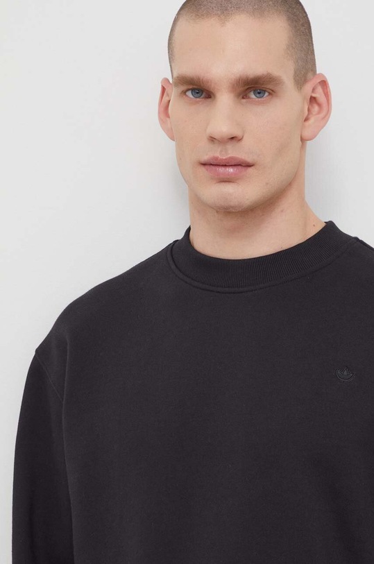 Bavlněná mikina adidas Originals Contempo French Terry černá HK2938