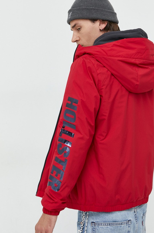 Odzież Hollister Co. kurtka KI332.2430.500 czerwony