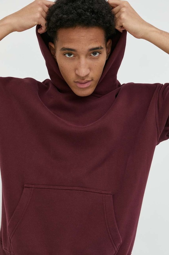 Abercrombie & Fitch bluza z kapturem bordowy KI122.3657.530