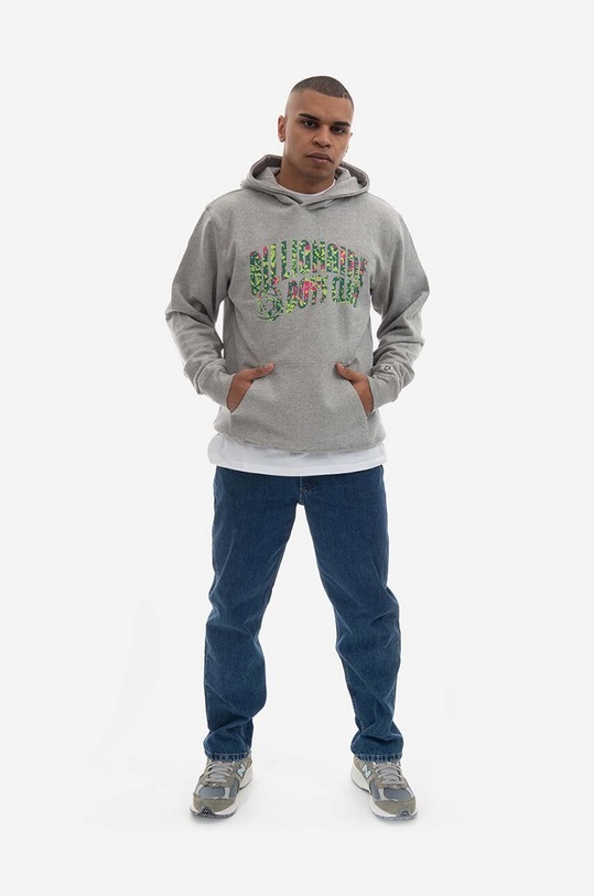 Bavlnená mikina Billionaire Boys Club Jungle Camo Arch Logo Popover Hoodie B22320 B22320 sivá AW22