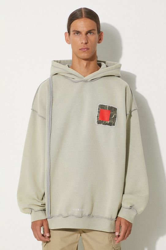 Хлопковая кофта A-COLD-WALL* Relaxed Cubist Hoodie