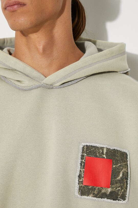 A-COLD-WALL* bluza bawełniana Relaxed Cubist Hoodie ACWMW088