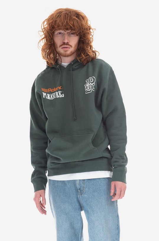 PLEASURES sweatshirt other green P22U005