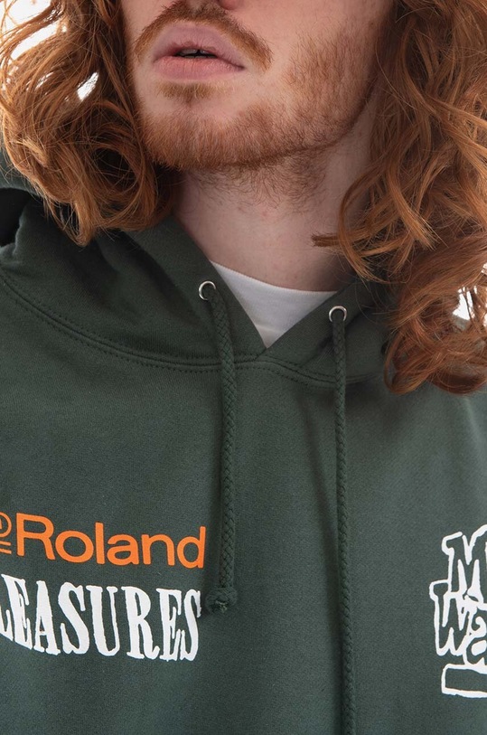 PLEASURES sweatshirt P22U005 green