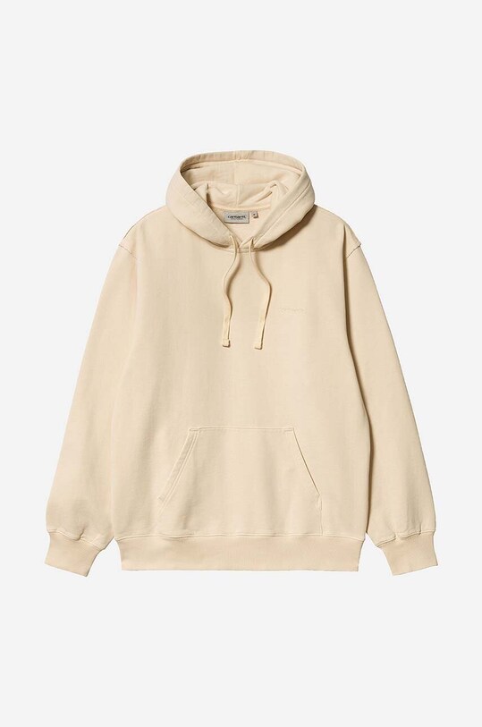 Carhartt WIP cotton sweatshirt Carhartt WIP Hooded Marfa Sweat I030637 ARTICHOKE beige I030637