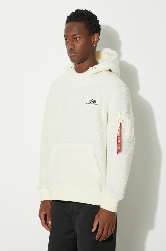 Clothing Alpha Industries sweatshirt Teddy Hoody 118330.16 beige