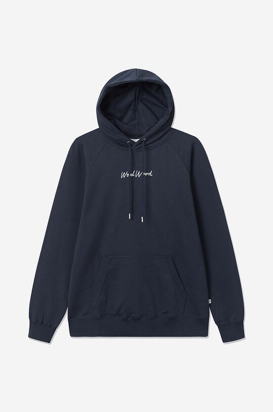 Odzież Wood Wood bluza bawełniana Fred x Fila 12045600.2474.NAVY granatowy