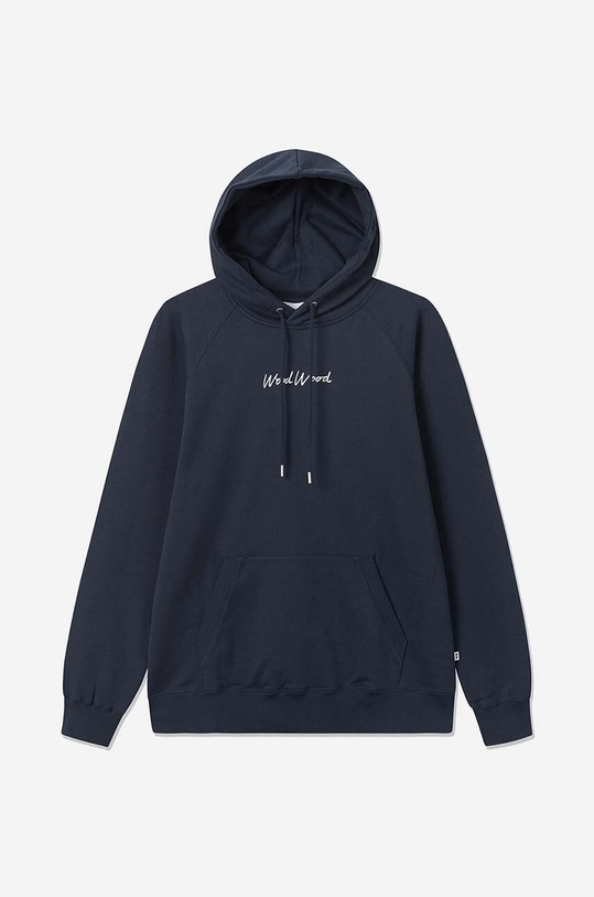 Oblečení Bavlněná mikina Wood Wood Fred Hoodie 12045600-2474 12045600.2474.NAVY námořnická modř