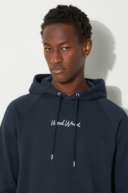 Wood Wood cotton sweatshirt Fred x Fila navy 12045600.2474.NAVY