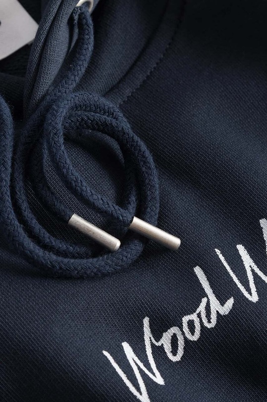 Bavlněná mikina Wood Wood Fred Hoodie 12045600-2474 12045600.2474.NAVY