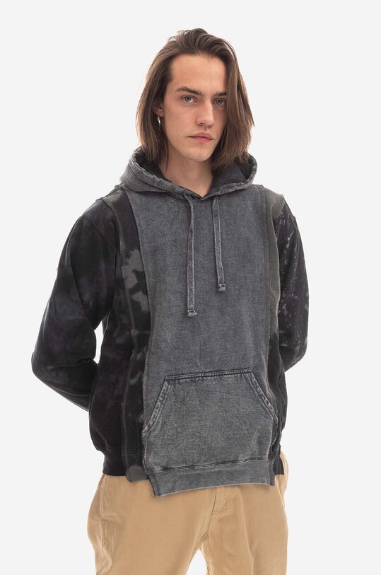 Needles bluza 5 Cuts Hoody B&W Mishmash