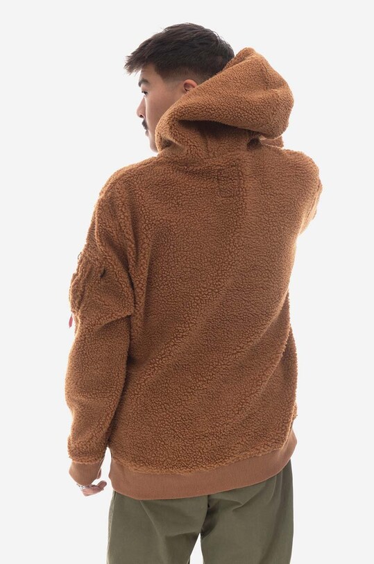 Odzież Alpha Industries bluza 118330.370 brązowy