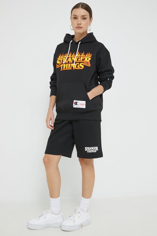 Odzież Champion bluza xStranger Things 217780 czarny