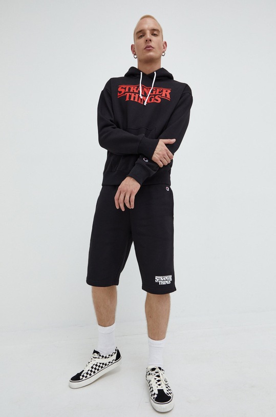 Mikina Champion Xstranger Things 217780 černá AW22