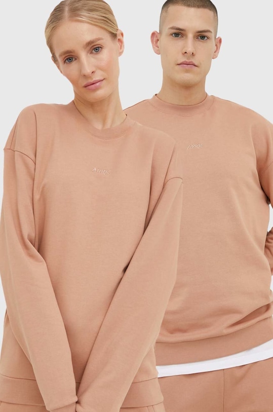 Arkk Copenhagen bluza bawełniana bawełna beżowy AA5225.0442