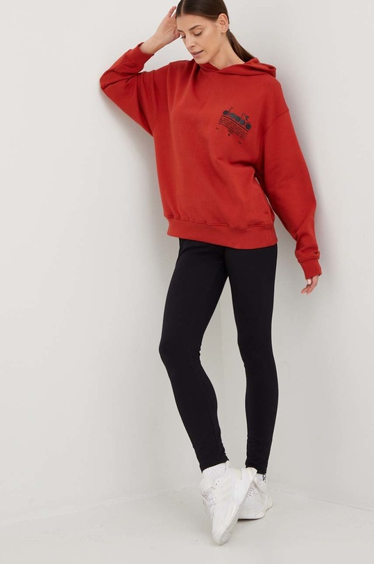Diadora bluza bawełniana czerwony 502.179481