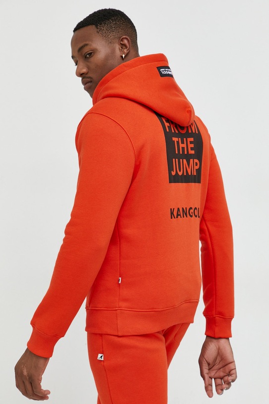 Kangol bluza KAF22UHDS102 pomarańczowy