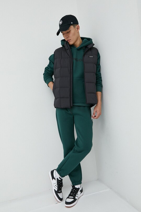 Odzież Kangol bluza KAF22UHDS102 zielony
