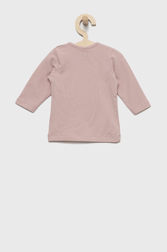 Дитячий лонгслів Name it 13204956.BurnishedL рожевий AW22
