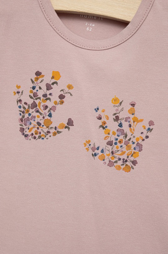 Хлопчик Дитячий лонгслів Name it 13204956.BurnishedL рожевий