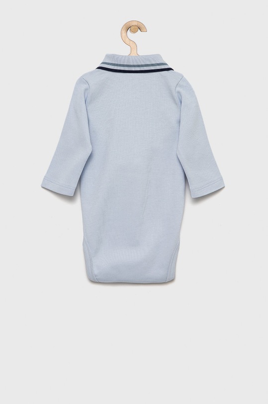 United Colors of Benetton bavlněné kojenecké body 3CDIMB107.W.REPROPOSED modrá AW22