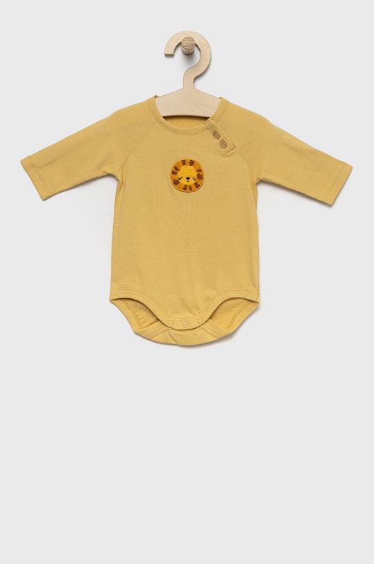 United Colors of Benetton bavlněné kojenecké body žlutá 3ATNAB007.W