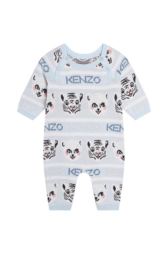 Kenzo Kids Βρεφική βαμβακερή ρόμπα μπλε K98083.71.80